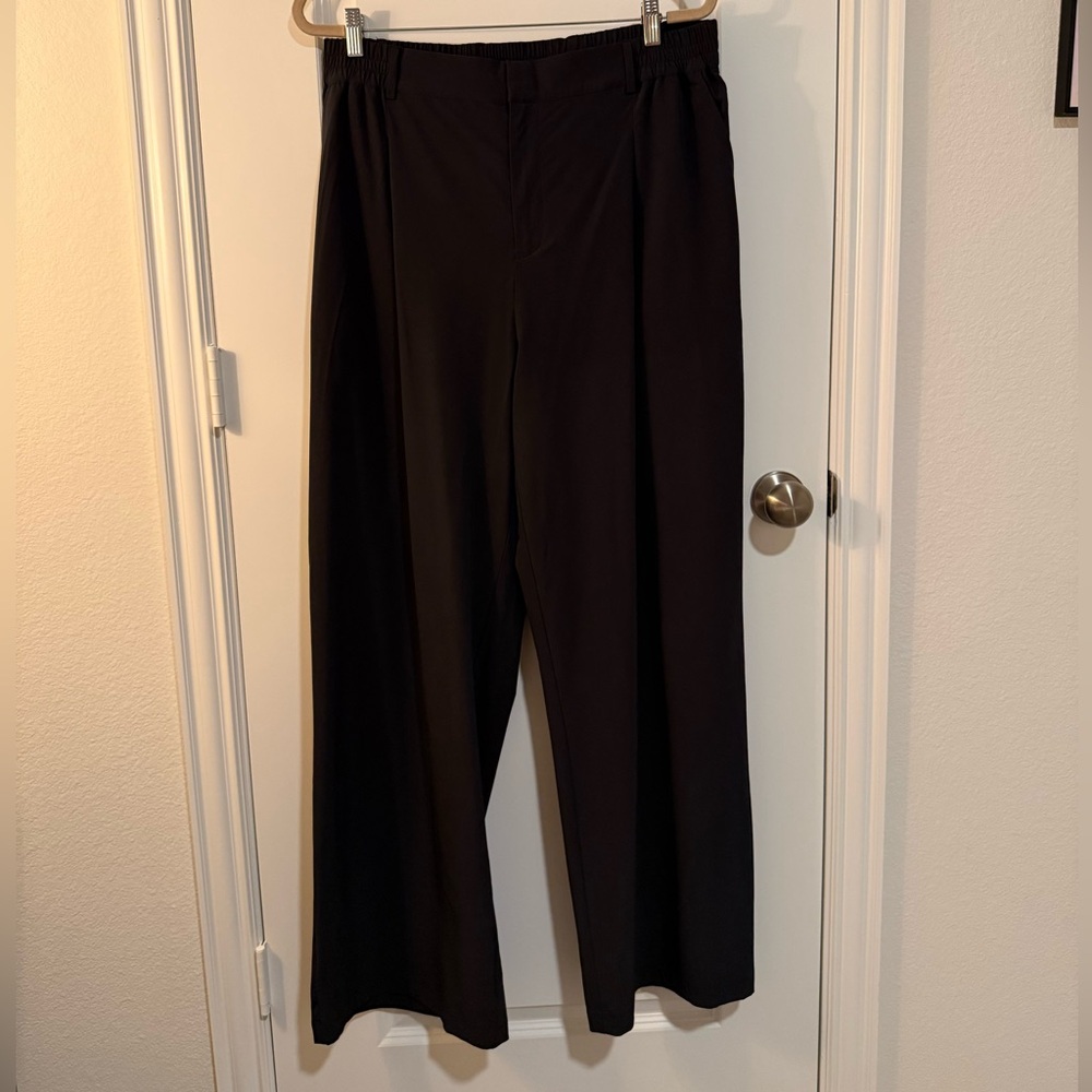ALO Yoga Black Wide-Leg Women's Pants - Picture 4 of 7